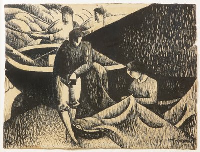 Le Filet, c.1912 da Felix Elie Tobeen