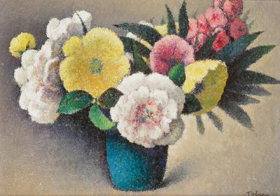 Natura morta con fiori da Felix Elie Tobeen