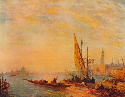 Ingresso al Canal Grande, Venezia, c. 1875 da Félix Ziem