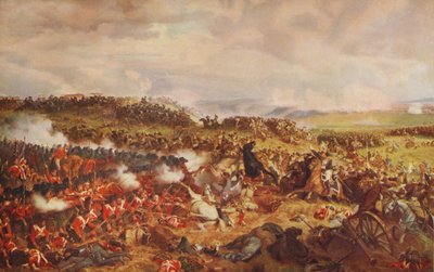 Carica dei corazzieri francesi a Waterloo, 1874, c1915 da Felix Henri Emmanuel Philippoteaux