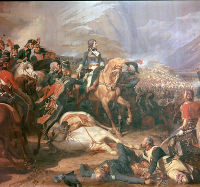 Napoleone alla battaglia di Rivoli, 18° secolo da Felix Henri Emmanuel Philippoteaux