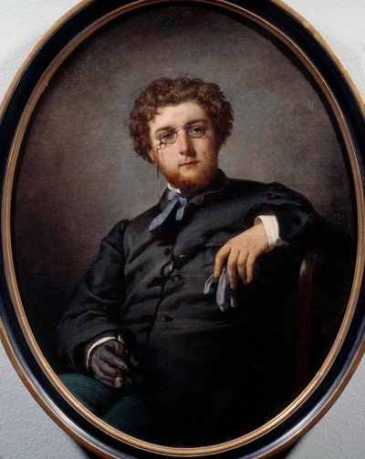 Ritratto di George Bizet, compositore francese da Felix Henri Giacomotti