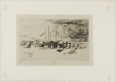 Una burrasca a Trouville da Felix Hilaire Buhot