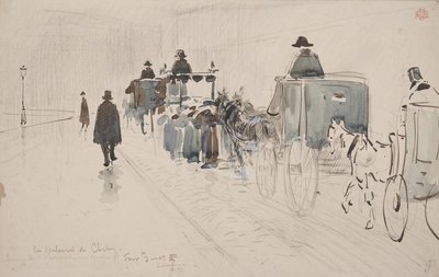 Al Boulevard de Clichy da Felix Hilaire Buhot