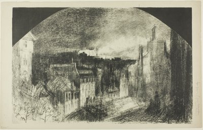 Festa della Bastiglia a Montmartre da Felix Hilaire Buhot