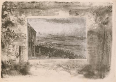 Chaumière de pêcheur, 1892 da Felix Hilaire Buhot