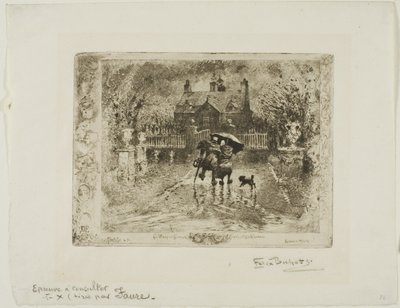 Vicini di campagna da Felix Hilaire Buhot