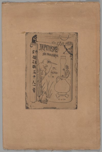 Copertina di Japonisme da Felix Hilaire Buhot