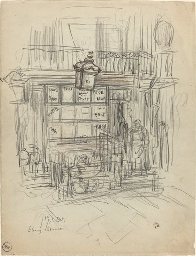 Ebury Street da Felix Hilaire Buhot