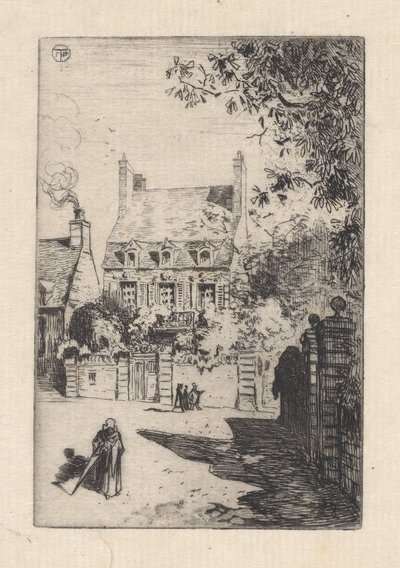 Nelle province - La casa di Orléans Valognes, 1860-98 da Felix Hilaire Buhot