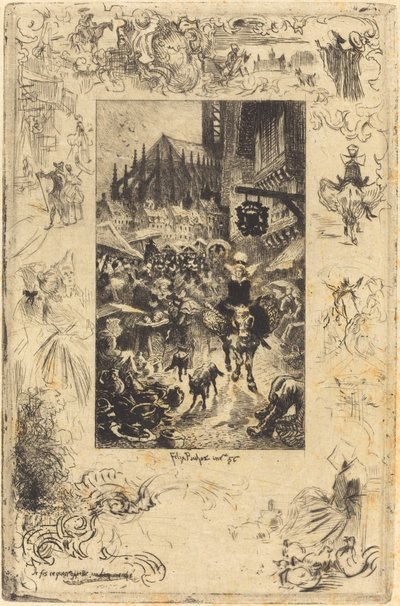 Ho fatto quello che chiamerei un buon affare, 1878 da Felix Hilaire Buhot