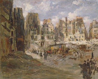 La Butte aux Moulins da Felix Hilaire Buhot