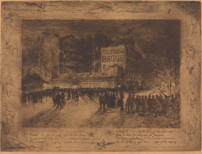 La Place des Martyrs e La Taverne du Bagne da Felix Hilaire Buhot