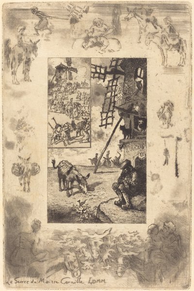 Il segreto del maestro Cornille da Felix Hilaire Buhot