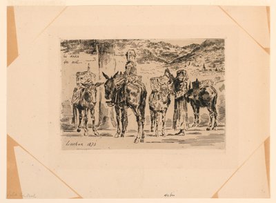 Gli Asini del Midi da Felix Hilaire Buhot