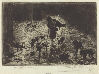 Les Noctambules (I nottambuli) da Felix Hilaire Buhot
