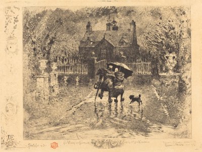 I Vicini di Campagna, 1879-1880 da Felix Hilaire Buhot