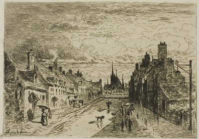 La mia piccola città da Felix Hilaire Buhot