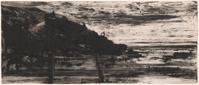 Paesaggio marino a Dinard da Felix Hilaire Buhot
