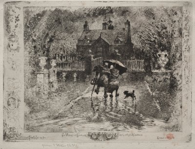 I vicini di campagna, 1879-1880 da Felix Hilaire Buhot