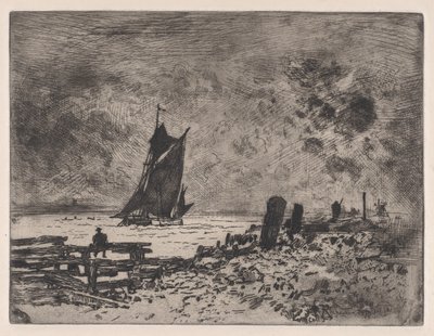 Il piccolo marinaio - Souvenir di Medway da Felix Hilaire Buhot