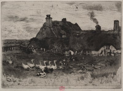 Le Piccole Capanne di Paglia da Felix Hilaire Buhot