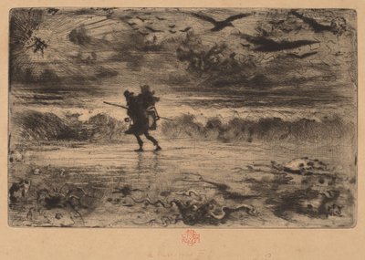 Il pittore marino Le Peintre de Marine da Felix Hilaire Buhot