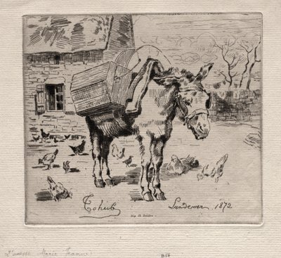 Il Mulo, Marie-Jeanne, 1872 da Felix Hilaire Buhot