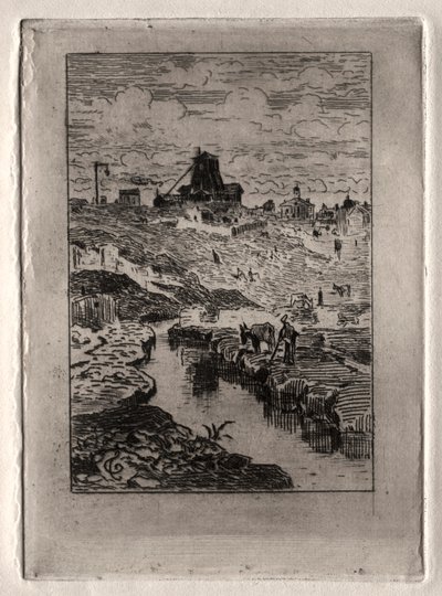 Il pozzo della collina di Cailles da Felix Hilaire Buhot
