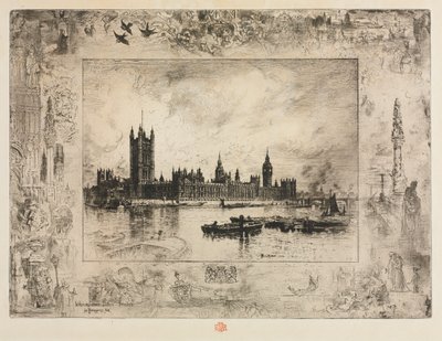 Westminster Place da Felix Hilaire Buhot
