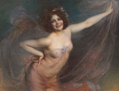Ritratto di Loie Fuller da Felix Hippolyte Lucas
