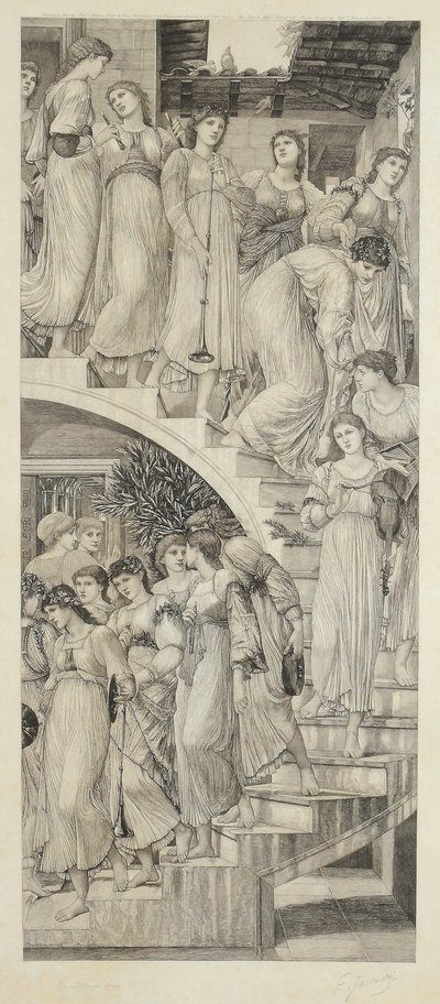 Le scale dorate, dopo Sir Edward Coley Burne-Jones da Felix Jasinski
