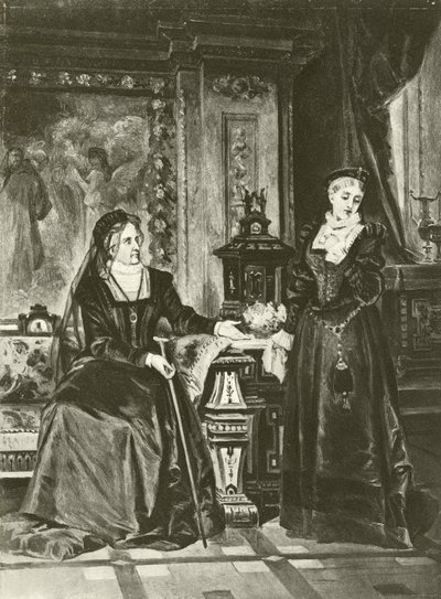 Tutto è bene quel che finisce bene. Atto I, Scena III (incisione) da Felix Octavius Carr Darley