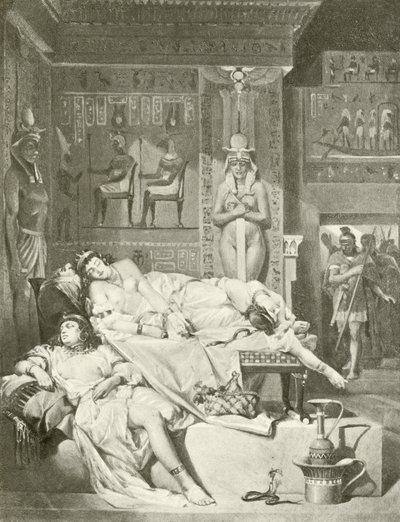 Antonio e Cleopatra. Atto V, Scena II da Felix Octavius Carr Darley