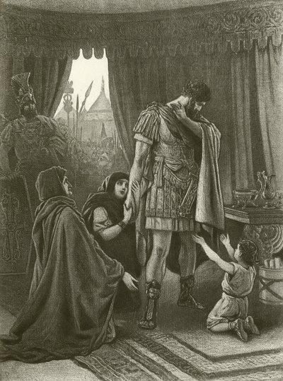 Coriolano. Atto V, Scena III da Felix Octavius Carr Darley