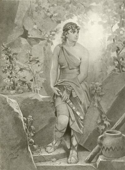 Cimbelino. Atto III, Scena VI da Felix Octavius Carr Darley