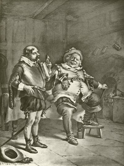 Prima parte Re Enrico IV. Atto III, Scena III da Felix Octavius Carr Darley