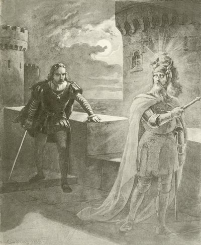 Amleto. Atto I, Scena V da Felix Octavius Carr Darley