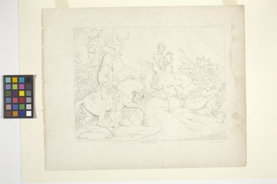 Illustrazioni della leggenda di Sleepy Hollow, Tavola 5 da Felix Octavius Carr Darley