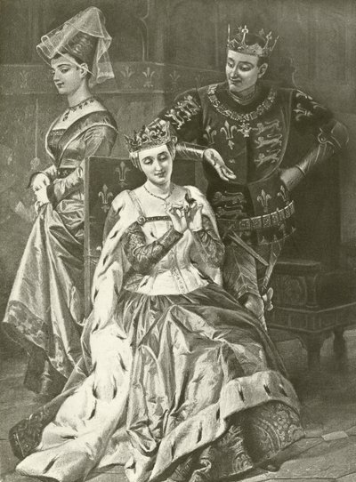 Re Enrico Quinto. Atto V, Scena II da Felix Octavius Carr Darley