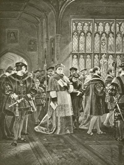 Re Enrico VIII. Atto I, Scena I da Felix Octavius Carr Darley