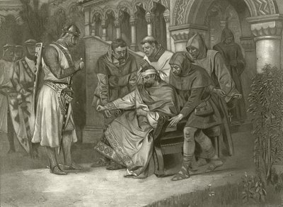 Re Giovanni. Atto V, Scena VII da Felix Octavius Carr Darley