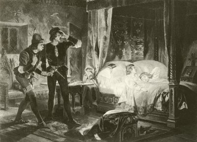 Re Riccardo III. Atto IV-Scena III da Felix Octavius Carr Darley