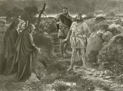 Macbeth. Atto I, Scena III da Felix Octavius Carr Darley