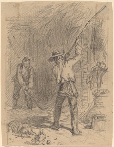 Uomo che flagella da Felix Octavius Carr Darley
