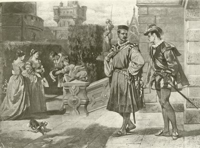 Otello. Atto III, Scena III da Felix Octavius Carr Darley