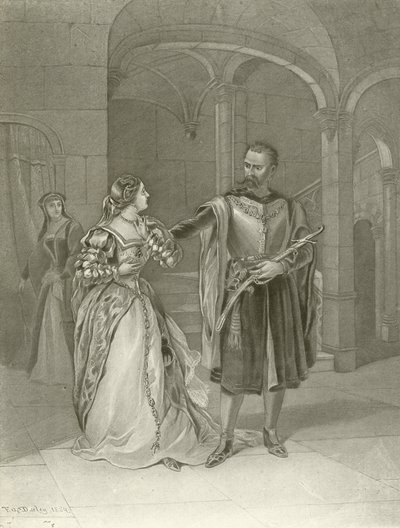 Otello. Atto IV, Scena II da Felix Octavius Carr Darley