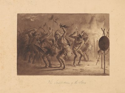 La danza dello scalpo dei Sioux da Felix Octavius Carr Darley