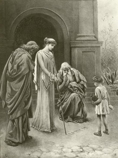 Tito Andronico. Atto IV-Scena I da Felix Octavius Carr Darley