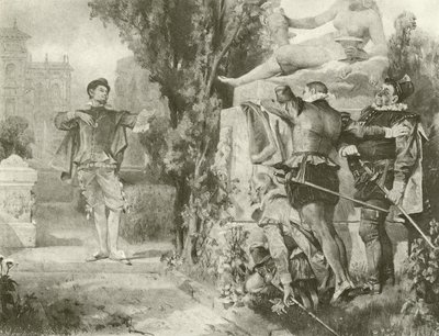 La dodicesima notte. Atto I, Scena V da Felix Octavius Carr Darley